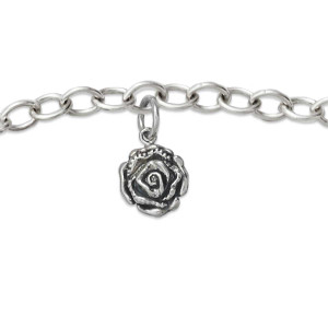 Sterling Silver Garden Charm Bracelet