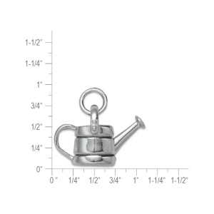 Sterling Silver Watering Can Charm