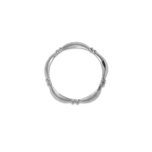 Sterling Silver Dot & Dash Ring