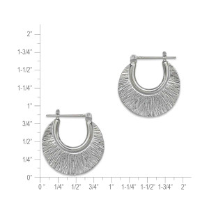 Sterling Silver Sierra Hoop Earrings