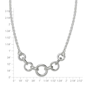 Sterling Silver Ellery Links Necklace