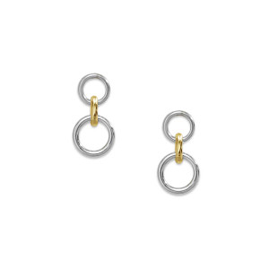 Sterling Silver & 14k Gold Ellery Links Earring