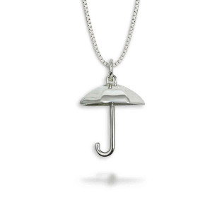 Sterling Silver Umbrella Pendant