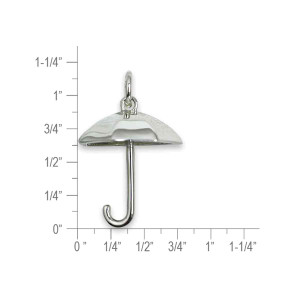 Sterling Silver Umbrella Pendant
