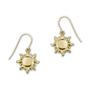 14k Gold Sunshine Earrings