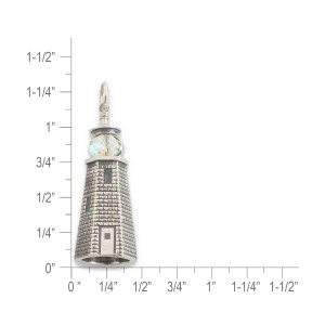 Sterling Silver Beacon Lighthouse Pendant