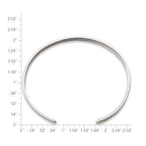 Sterling Silver Hand Forged Cuff Bracelet
