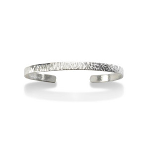 Sterling Silver Hand Forged Cuff Bracelet