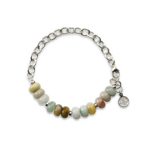 Sterling Silver Dakota Amazonite Gemstone Bracelet