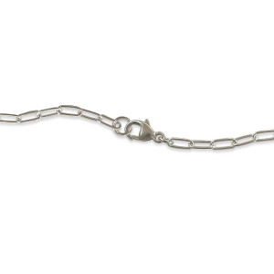 Sterling Silver 2.6mm Paper Clip Chain