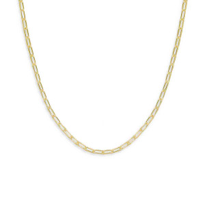 14k Gold 2.6mm Paper Clip Chain