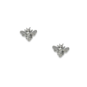 Sterling Silver Bee Post Earrings