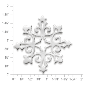Sterling Silver 2024 Angel Wing Snowflake Pin