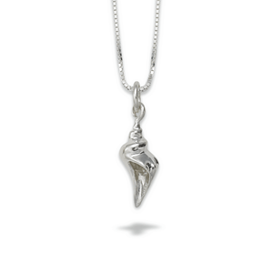 Sterling Silver Whelk Shell Pendant