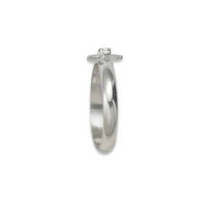 Sterling Silver Crescent Moon Diamond Ring