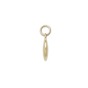 14K Gold Personalized Disk Charm