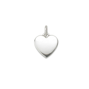 Sterling Silver Personalized Heart Charm