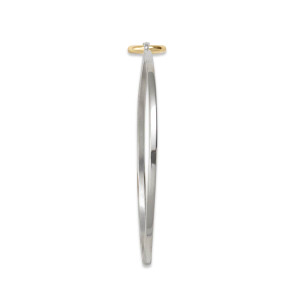 Sterling Silver & 14K Gold Ringlet Hook Bracelet