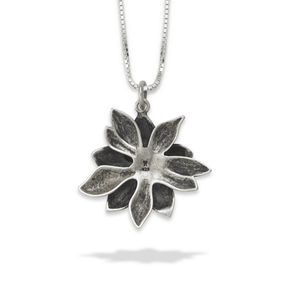 Sterling Silver Poinsettia Pendant