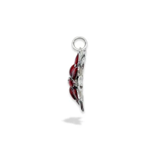 Sterling Silver Poinsettia Pendant