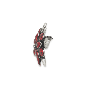 Sterling Silver Poinsettia Pin