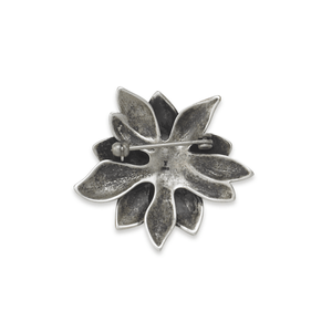 Sterling Silver Poinsettia Pin