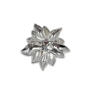 Sterling Silver Poinsettia Pin
