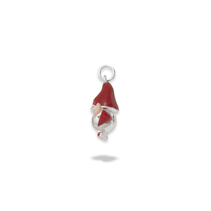 Sterling Silver Gnome Pearl Pendant/Charm