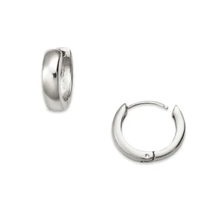 Sterling Silver Bellevue Huggie Hoops