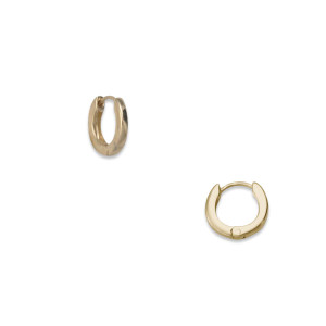 14K Gold Mila Huggie Hoops