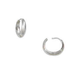 Sterling Silver Zoe Huggie Hoops