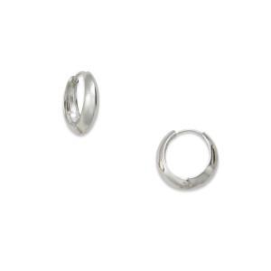Sterling Silver Zoe Huggie Hoops