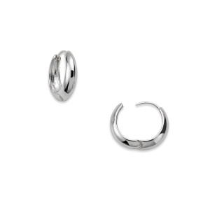 Sterling Silver Zoe Huggie Hoops