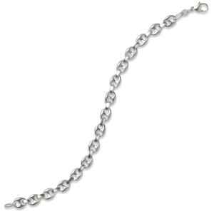 Sterling Silver Anchor Chain Bracelet