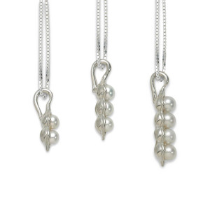 Sterling Silver Peapod Pearl Pendant