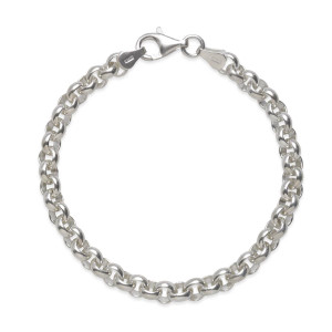 Sterling Silver Rolo Chain Bracelet