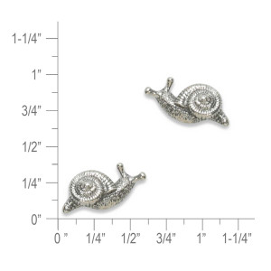 Sterling Silver Lil Snail Earrings