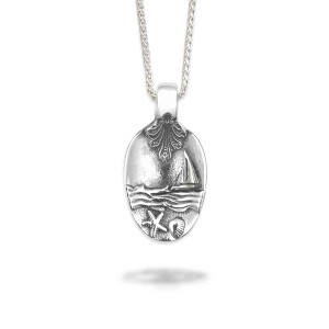 Sterling Silver Sea Spoon Pendant