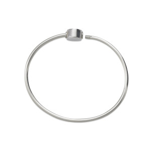 Sterling Silver Personalized Screw Clasp Bracelet