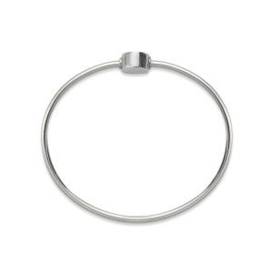Sterling Silver Personalized Screw Clasp Bracelet