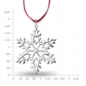 Sterling Silver 2026 Morning Frost Snowflake Ornament