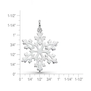 Sterling Silver 2026 Morning Frost Snowflake Charm