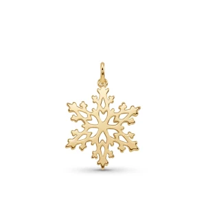 14k Gold 2026 Morning Frost Snowflake Charm