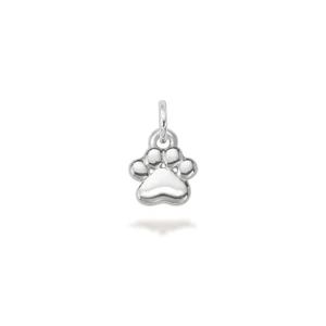 Sterling Silver Paw Print Charm