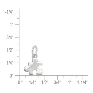 Sterling Silver Puzzle Piece Charm