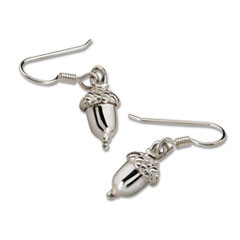 Sterling Silver Acorn Earrings