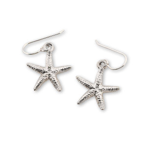 Sterling Silver Sea Star Earrings