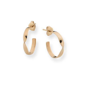 Gracefully Designed14kt Infinity Earrings