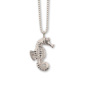 Sterling Silver Seahorse Pendant