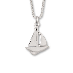 Sterling Silver Sloop Pendant